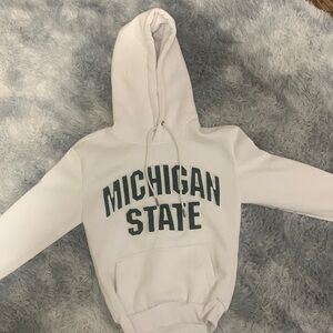 Michigan State White Hoodie